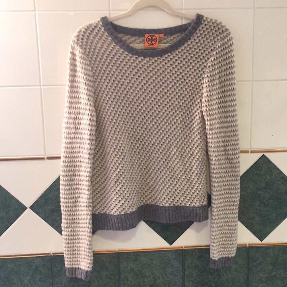Tory Burch wool and camel hair sweater